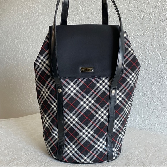 Burberry check canvas bag - Picture 1 of 10